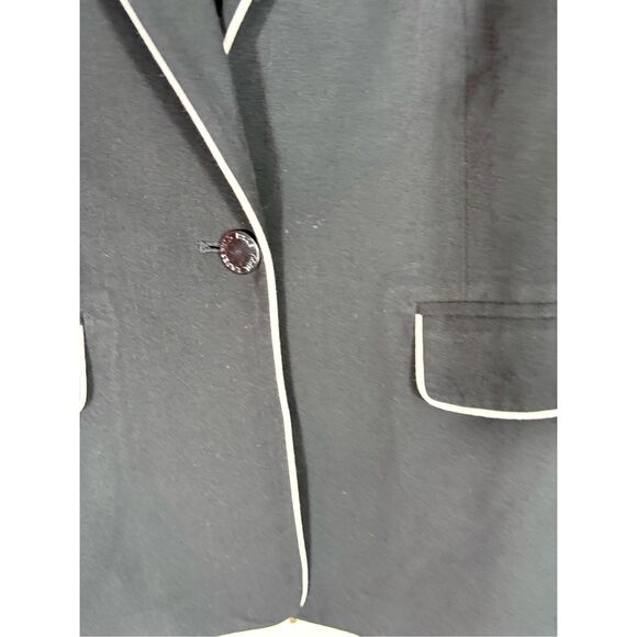 Karl Lagerfeld pipe trim blazer jacket size 4 - Picture 5 of 6